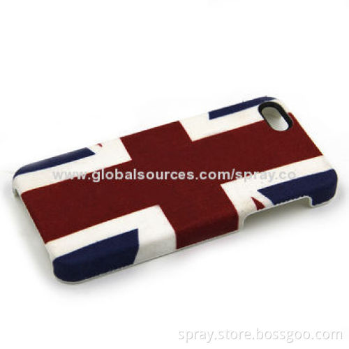 Union jack British flag pattern linen IMD shockproof impact case cover for iPhone 5 5s